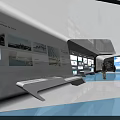 Modern Tobacco And Liquor Store Interior With Wine Shelves And Displays