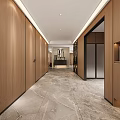 Modern Light Luxury Living Room Interior With Soft Sofa Wood Accents And Marble Finishes