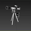 Professional Commercial Equipment Telescope With Tripod Stand And Small Stool For Observation