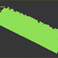 Rectangular Green Vegetation Plantation With Orderly Rows Of Lush Foliage