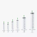 Medical Devices Syringes with Graduated Scales and Various Sizes for Clinical Use