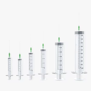 Modern Medical Syringe Modern Realistic Equipment Needle Tube Medical Syringe 3d model