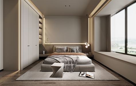 Modern Bedroom 3d model