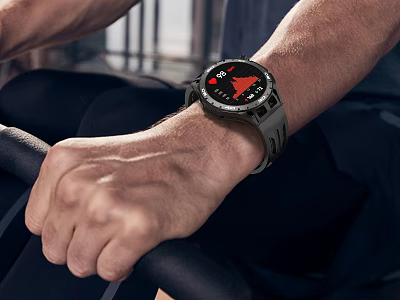 Advanced Fitness Smartwatch With Color Screen Health Tracking During Workout Sessions 3d model