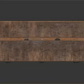 Classic Wooden Desk With Multiple Drawers And Open Shelf Storage Compartments
