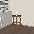 Side table 3d model