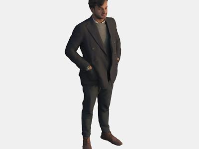 foreign men 3d model