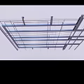 Neatly Arranged Industrial Metal Pipes In Building Structural Supporting Framework