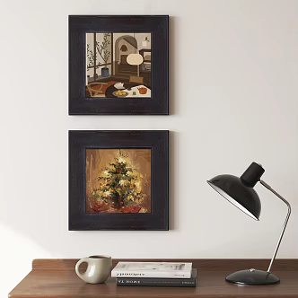 French Retro Hanging Painting French Retro Hanging Painting French Middle Ancient Living Room Hanging Painting Living Room Hanging Painting Bedroom Hanging Painting Study Hanging Painting Hanging Painting 3d model