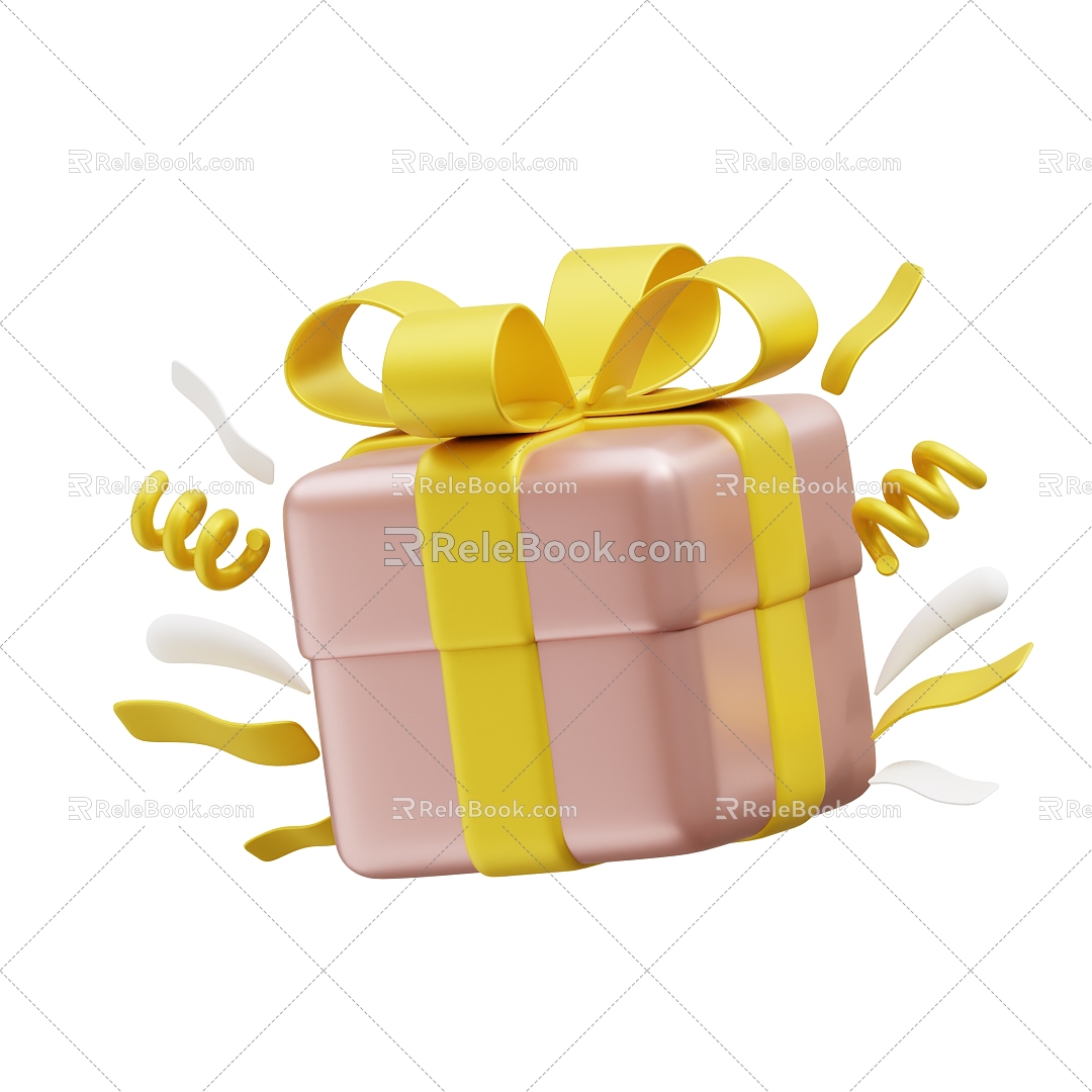 Gift Box Gift Box Cartoon Gift Box 3d model