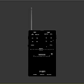 Black TASCAM Computer Interface Device Featuring Antenna Multiple Buttons And Ports