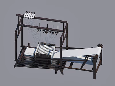 Chinese-style loom 3d model Chinese-style loom 3d model