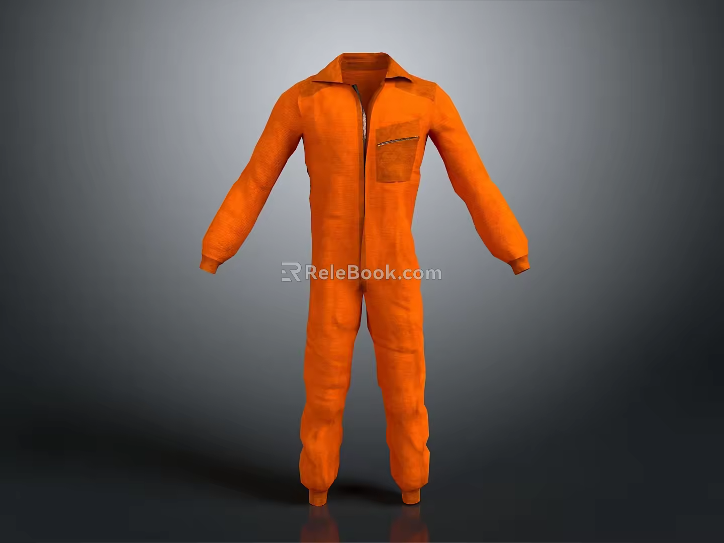 Tooling men's overalls repairman's clothing 3d model