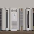Modern Vertical Air Conditioner Fans with Sleek Design in Various Styles for Home Use