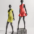 Modern Model Clothing Model 3d model