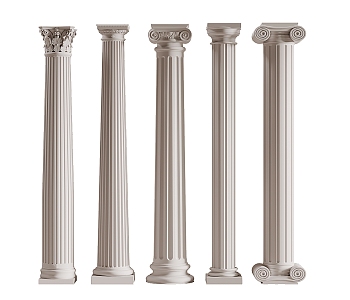 Jane's Roman Column 3d model