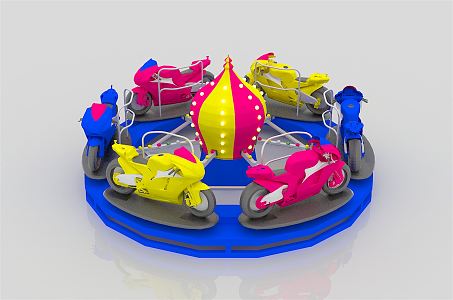 Modern Amusement Equipment 3d model