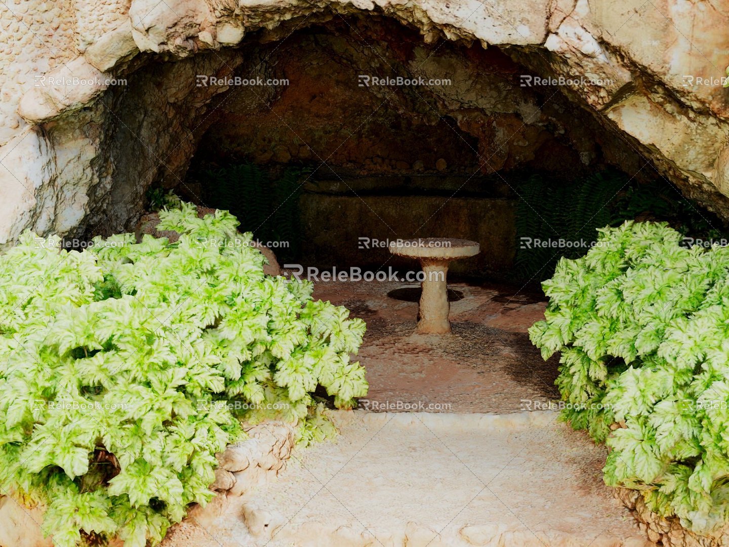 Modern Cave Mountain Cave Cave Cave 3d model