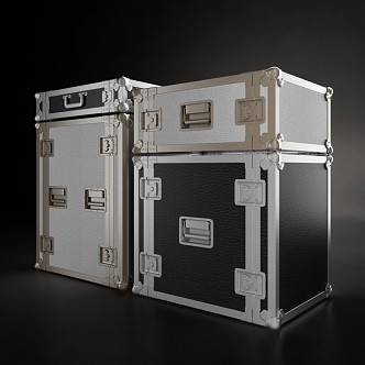 Modern suitcase 3d model