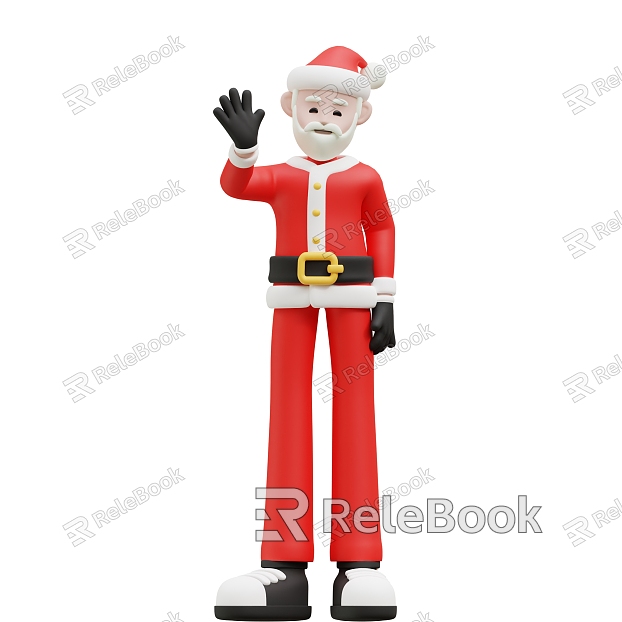 Santa Claus Christmas Cartoon Santa Claus model