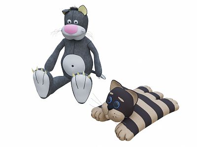 modern toy plush toy 3d model