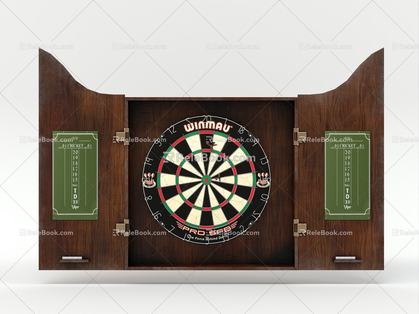 Modern Dart Board 3d model