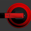 Red Portable Household Fire Extinguisher For Home Safety And Emergency Use