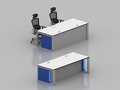 Modern Monitoring Room Design With Control Consoles And Ergonomic Chairs 3d model
