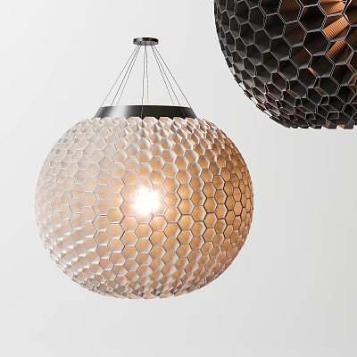 Modern chandelier 3d model