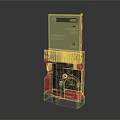 Red And Black APCS 2015 Device With Yellow Display Panel Component