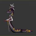snake cobra venomous snake python reptile cold-blooded animal reptile 3d model