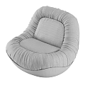Brown Velvet Accent Chair With Pleated Design Rounded Base And Multiple Colors