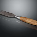 Professional Hardware Tool Putty Knife With Metal Blade And Wooden Handle