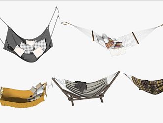 Modern Hammock Outdoor Hammock Chair Swing 3d model