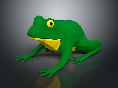 Frog Poison Frog Game Frog Reptile Cold Blooded Animal Reptile 3d model