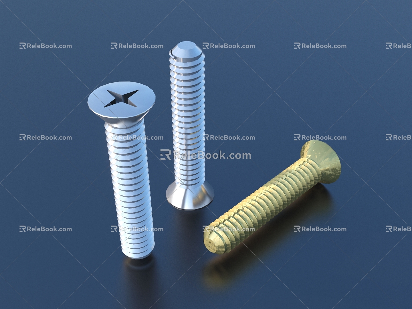 Screw Nut Hardware 3d model