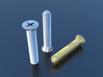 Screw Nut Hardware 3d model