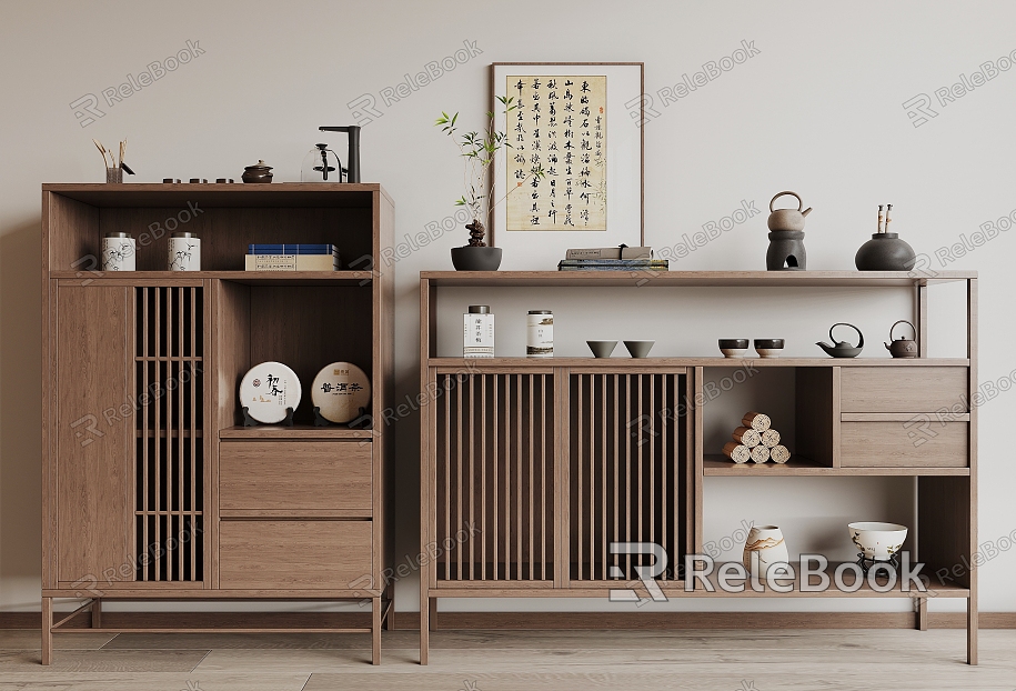 New Chinese tea cabinet model