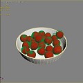 cherry tomatoes tomato fruit vitamin health 3d model