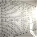 Rustic Brick Wall With Red And Beige Tones Natural Texture For Home Interior 3d model