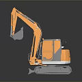 Excavator Large Excavator Mining Excavator Mining Machine Digger 3d model