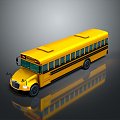 Bus School Bus Van Box Bus Bus Tourist Bus Coach 3d model