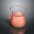 Traditional Copper Teapot With Handle Spout And Lid For Home Kitchen Use