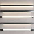 Modern Linear Wall Lights With Sleek Design For Contemporary Interior Lighting 3d model