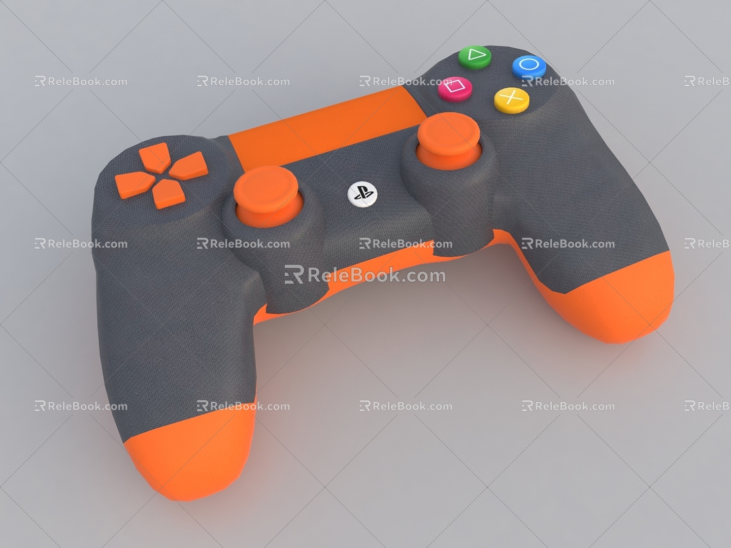 Game console gamepad gamepad controller handle 3d model