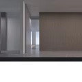 Modern Living Room Open Space With Sofa Coffee Table Chandelier And Floor to Ceiling Windows
