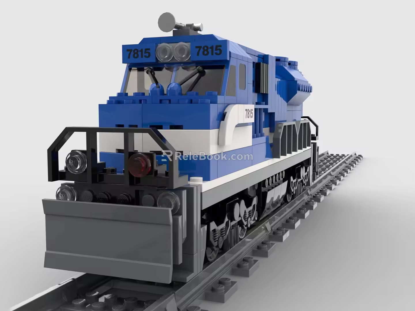LEGO toy blocks train head 3d model