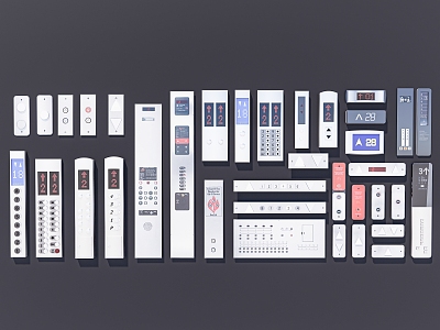 Elevator Key Elevator Key Button Key Floor Display model