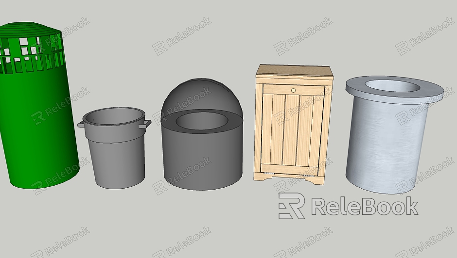 Modern trash can trash can trash can oil filter trash can model