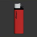 Clipper Red Lighter for Everyday Use in Daily Life Supplies with Portable Design